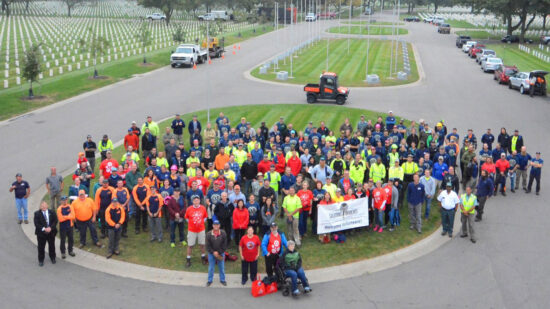 Rainbow Treecare participating in Saluting Branches at Fort Snelling