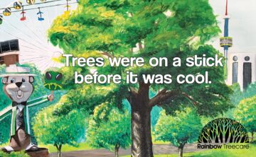 Trees were on a stick before it was cool